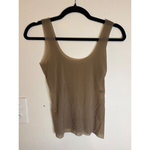Skims Milky Sheer Tank Truffle Size S NWT